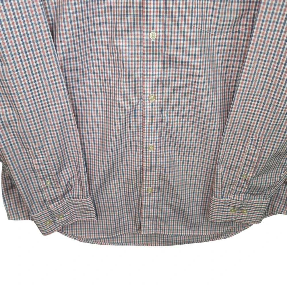 Banana Republic Shirt Mens XXL 18-18.5 36 Blue Button Non Iron Slim Fit Casual